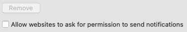 Prevent website notifications in Safari