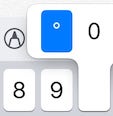 iPhone degree sign
