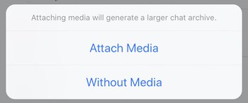 Choose what data to export
