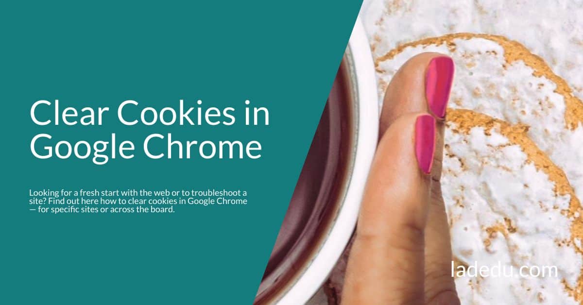 clear cache and cookies chrome