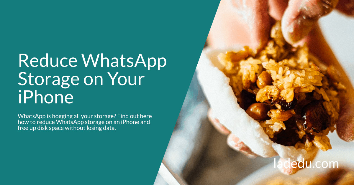 Reduce WhatsApp Storage on Your iPhone