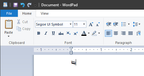 Press Alt X to replace the hex code with its Unicode character