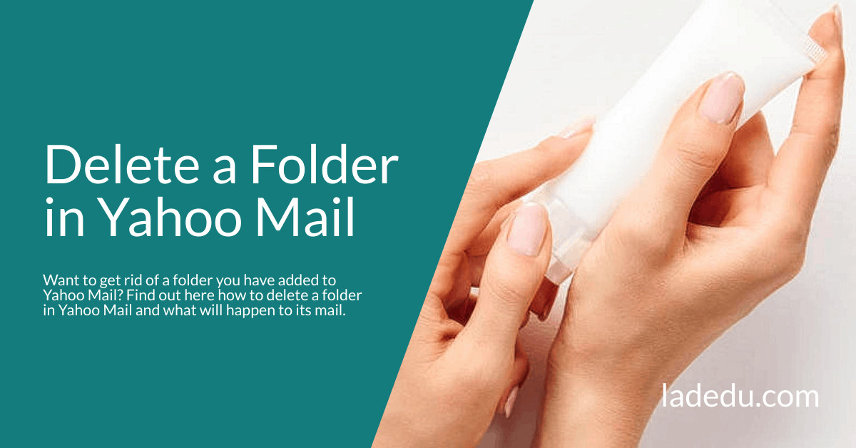 Delete a Folder in Yahoo Mail