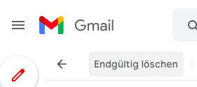 Einzelne Gmail Emails permanent löschen