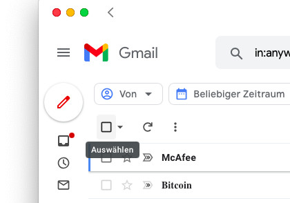 Klicken Sie "Auswählen"