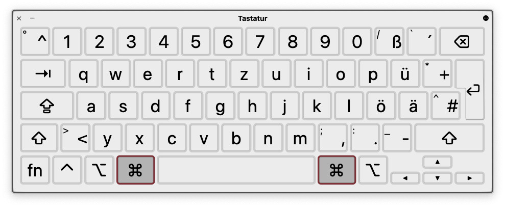 Die Cmd (Command) Taste auf der Mac Tastatur