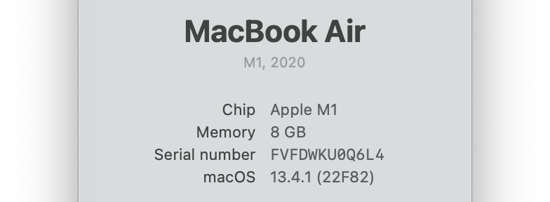 Quickly find your macOS build number