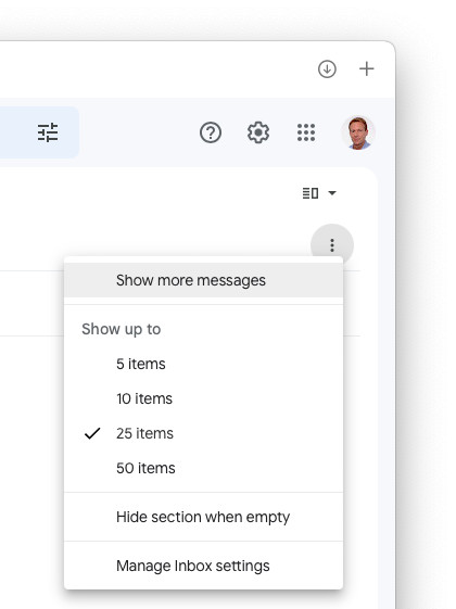 Show all (and only) unread messages in your Gmail inbox