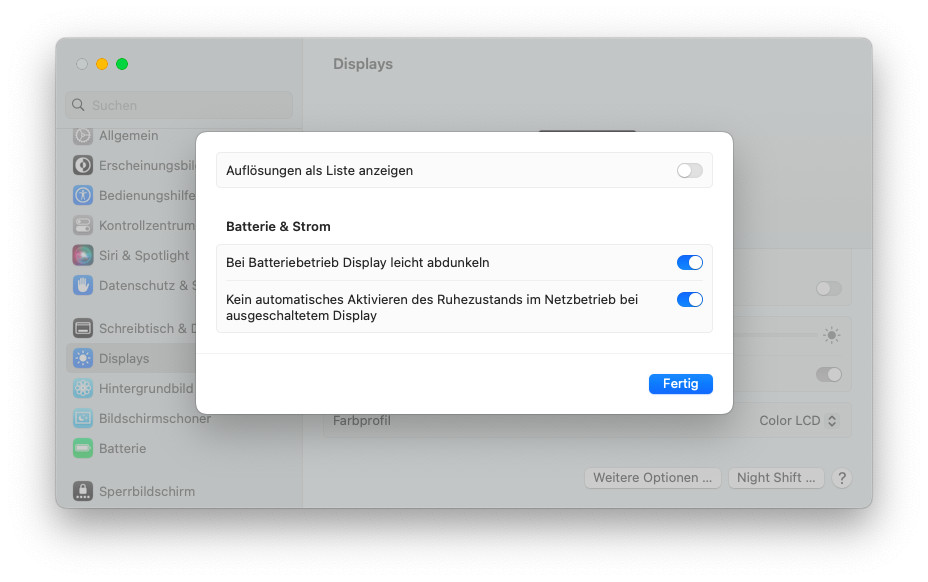 So können Sie den Ruhezustand am Mac deaktivieren