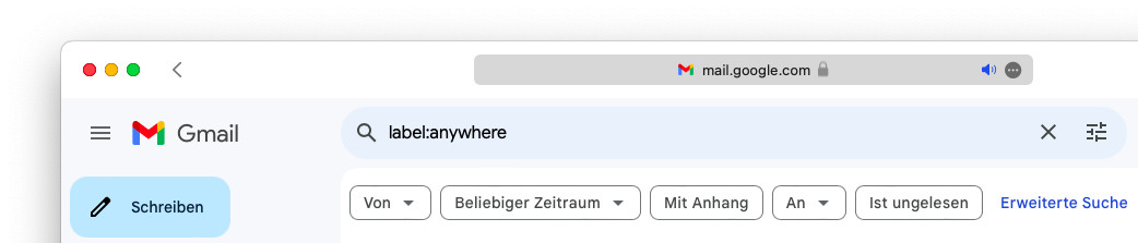 So können Sie in Gmail wirklich alle Emails anzeigen