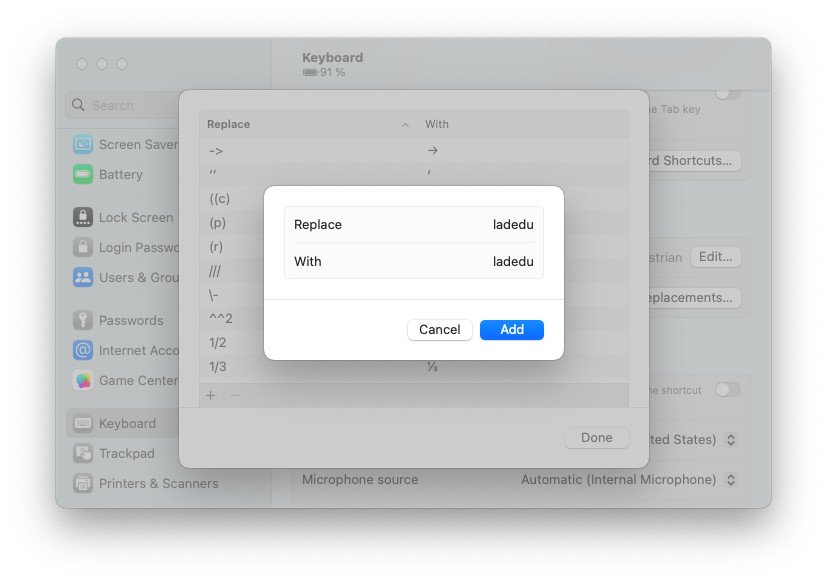 Stop macOS auto-correction from meddling with a specific word