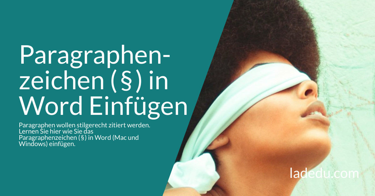 Paragraphenzeichen ( § ) in Word Einfügen