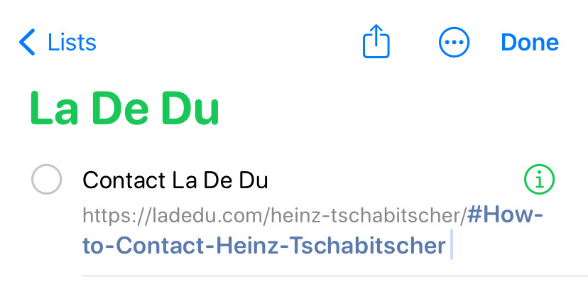 Apple Reminders has overeagerly added an unwanted tag to a reminder