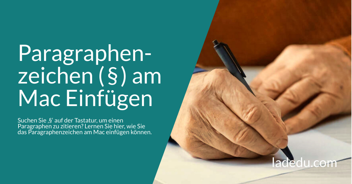 Paragraphenzeichen ( § ) am Mac Einfügen: So Wird’s Gemacht