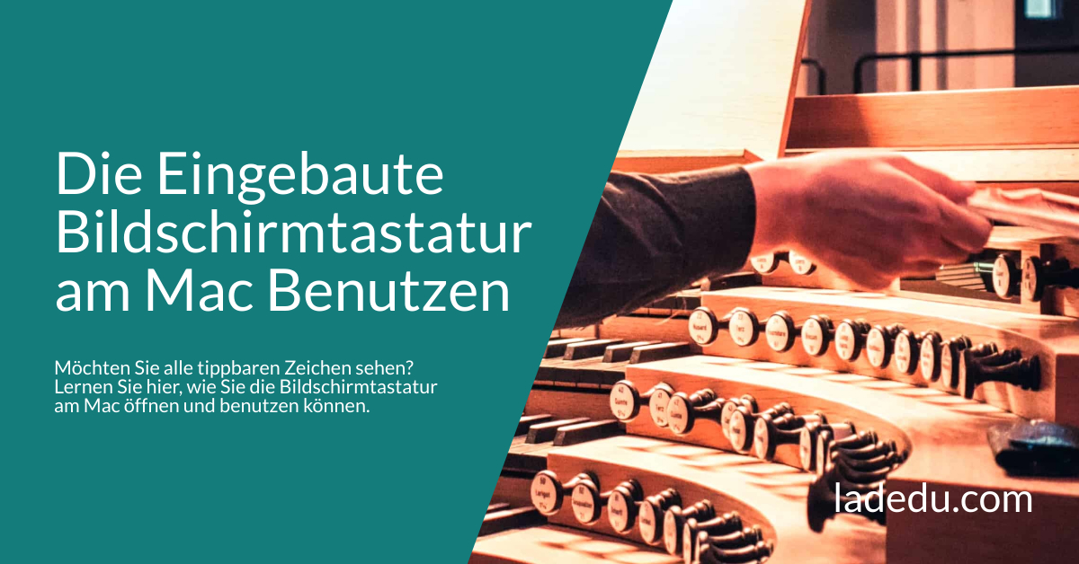 Die Eingebaute Bildschirmtastatur am Mac Benutzen: So Wird’s Gemacht