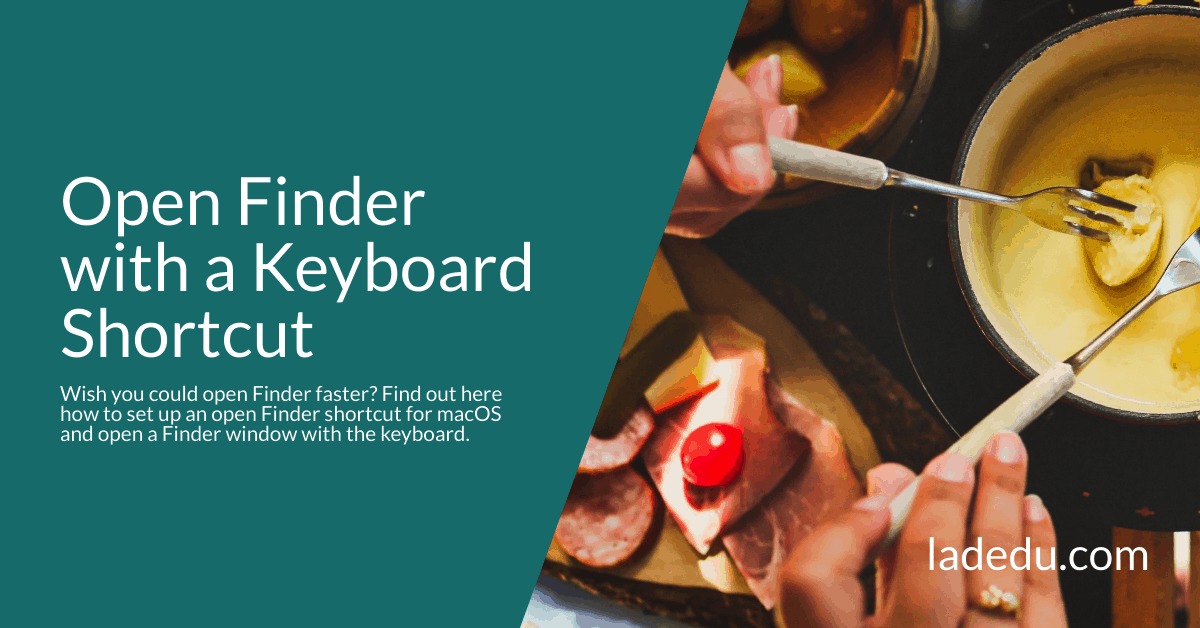 How to Open Mac Finder with a Shortcut