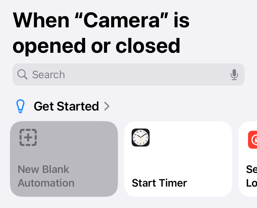 Start with “New Blank Automation”