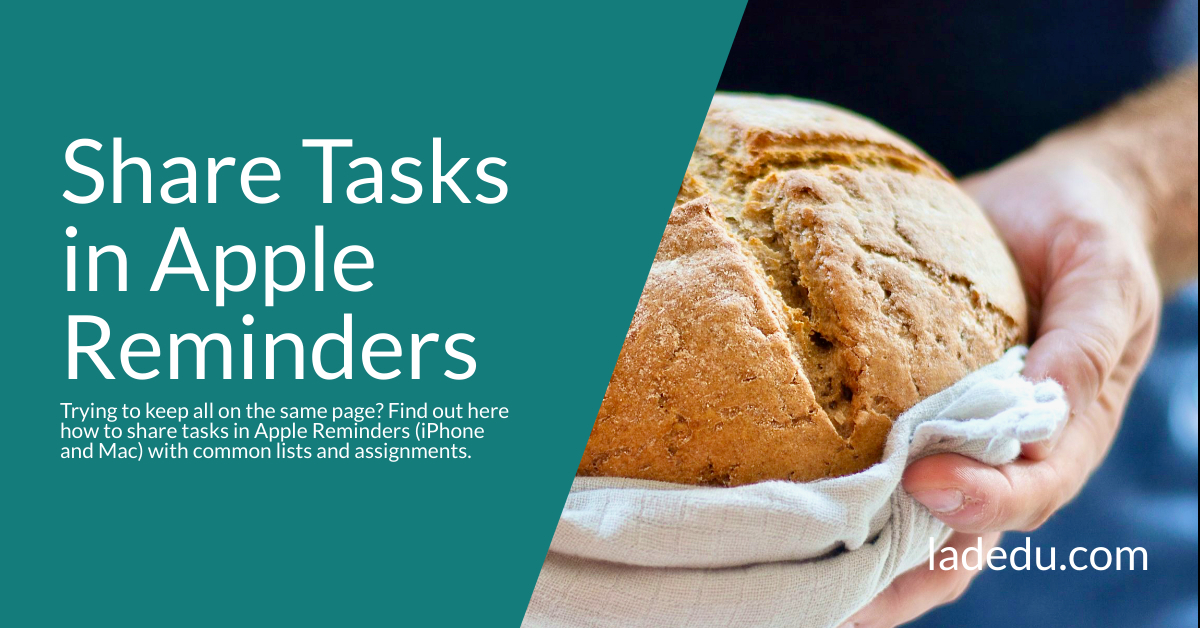 How to Share Tasks in Apple Reminders (iPhone, iPad and Mac)