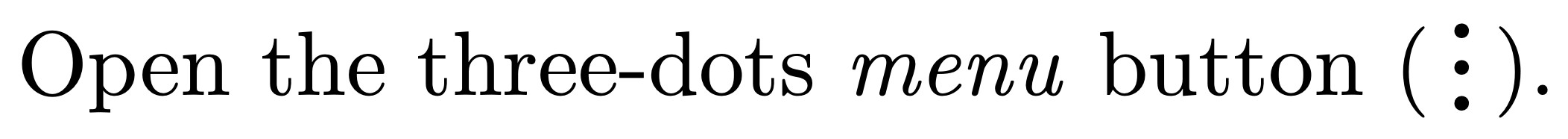 Example of a vertial ellipsis in LaTeX