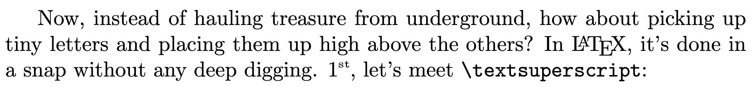 Using \raise for superscript in LaTeX