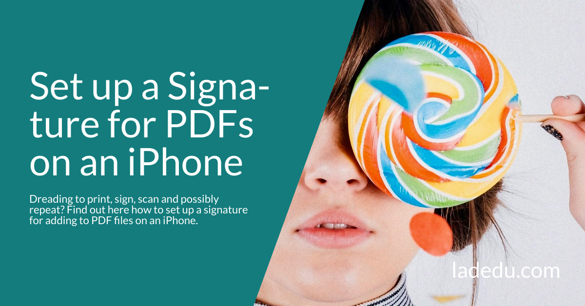 How to Set up a Signature for PDF Documents in Preview on an iPhone