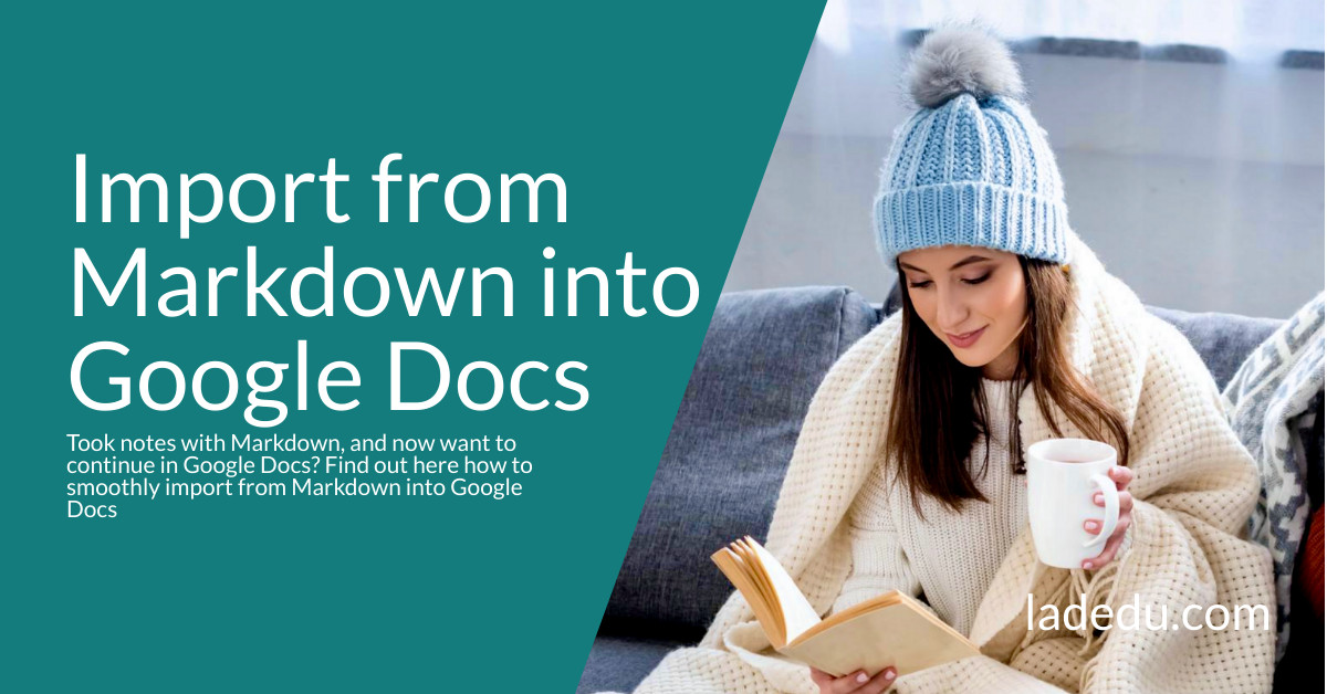 How to Import from Markdown into Google Docs
