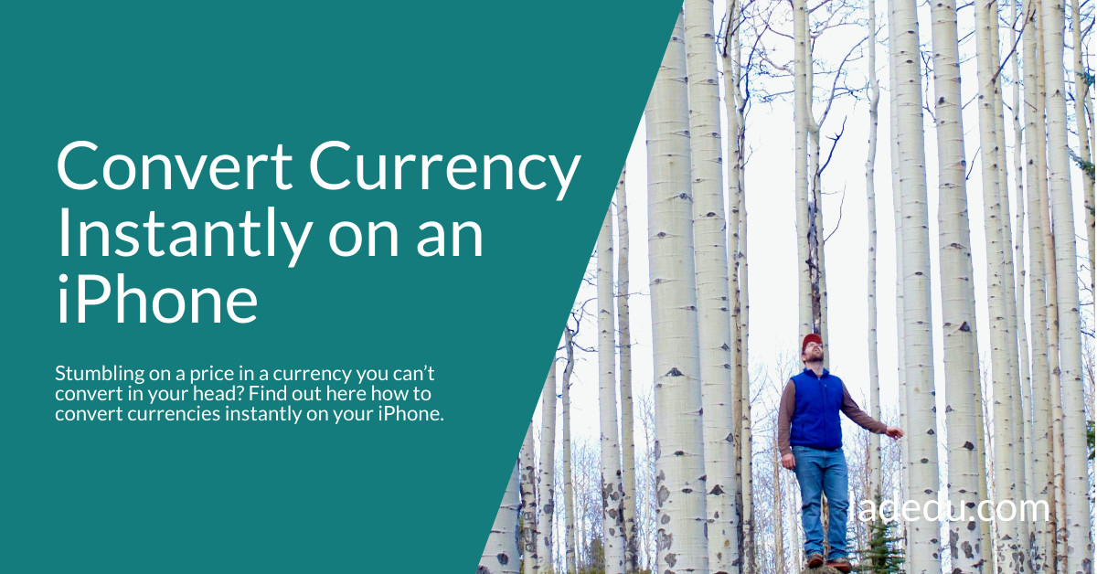 How to Convert Currencies Instantly on Your iPhone How to Convert Currencies Instantly on Your iPhone