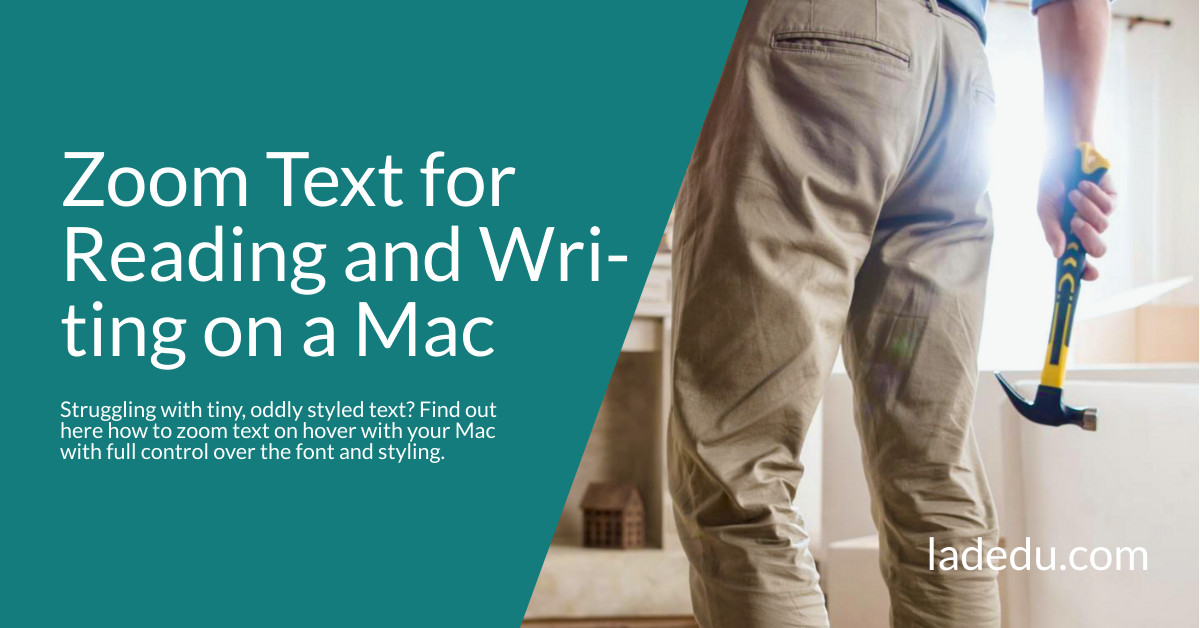 How to Zoom Text for Reading and Writing on a Mac How to Zoom Text for Reading and Writing on a Mac